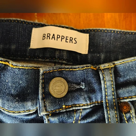 Brappers Skinny Blue Jeans 28 Isko Big John - Picture 2 of 8